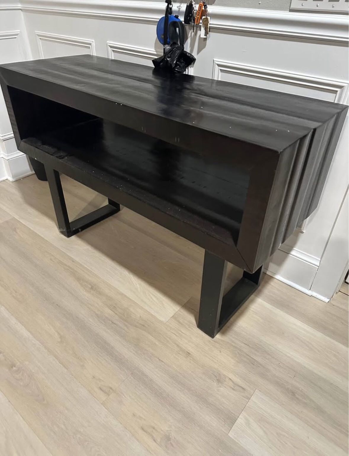 Solid Wood Console Table 48 Inches