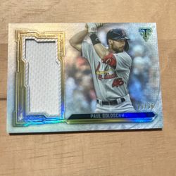 2020 Topps Triple Threads Paul Goldschmidt Jumbo Relic Card 11/36! Gem Mint Condition! 