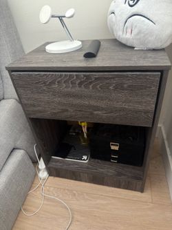 Gray Night Stand