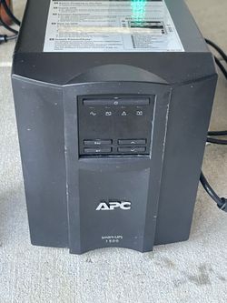 APC® Smart-UPS C 8-Outlet Tower With SmartConnect, 1,500VA/900 Watts, SMC1500C