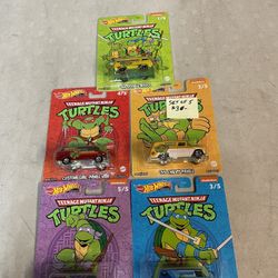 Hot Wheels shut the five teenage mutant ninja Turtles