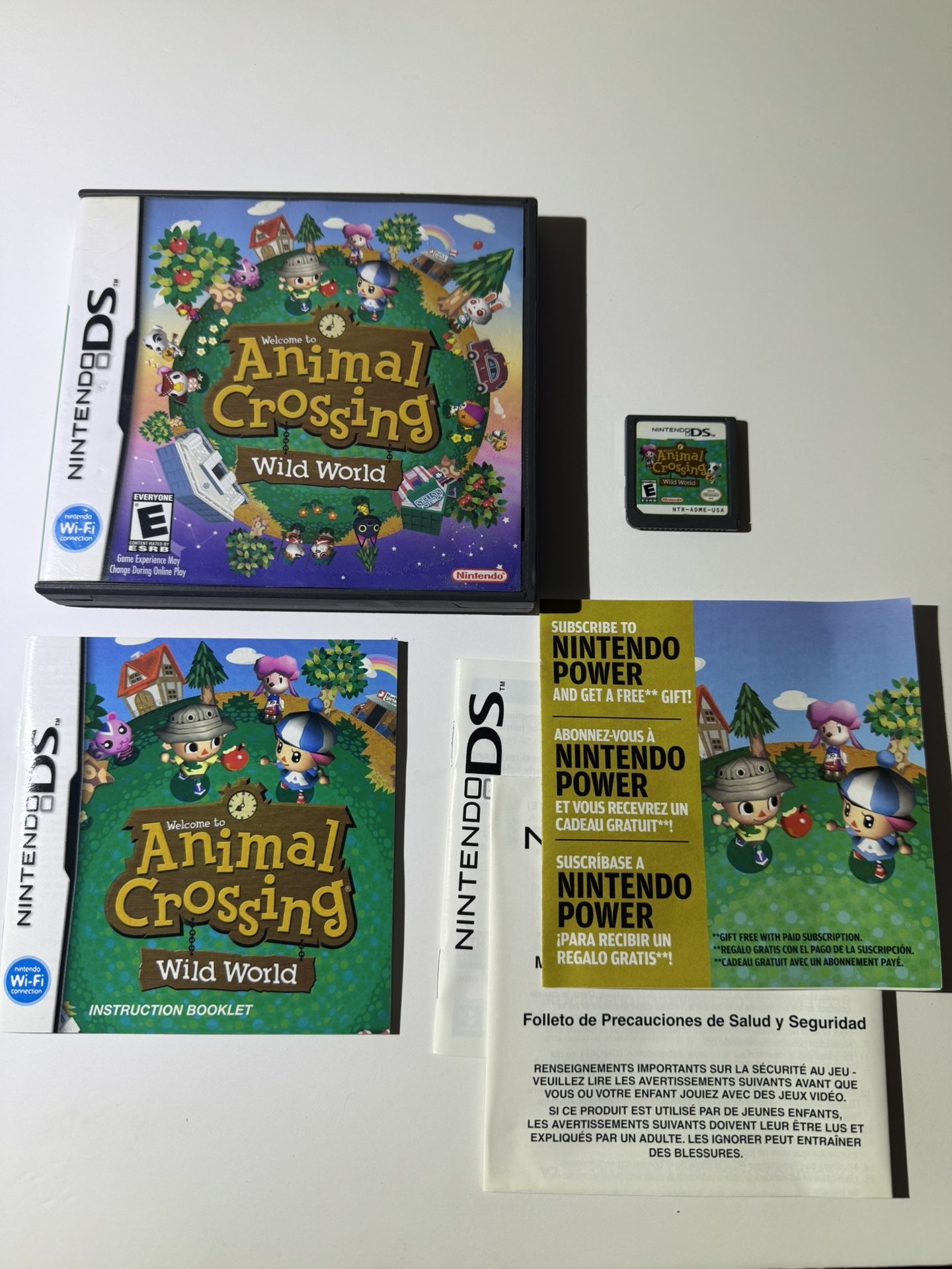 Animal Crossing: Wild World (Nintendo DS, 2005) CIB Complete Box Mint Condition