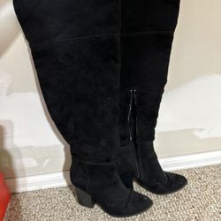 Express Thigh High Suede Boots