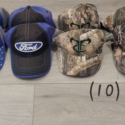 Baseball Hat Lot(10); New w/ Tags!