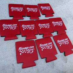 Snap-On Tools Racing Lot of 10 Can / Bottle Koozie Drink  Beer Insulator Coozie