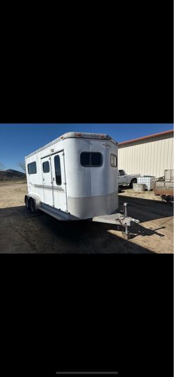 2-Horse Bumper Pull Horse Trailer