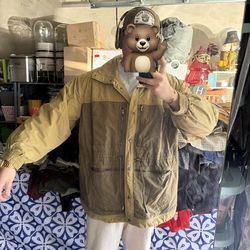 Men’s Future Collective Brown Outdoor Jacket XL