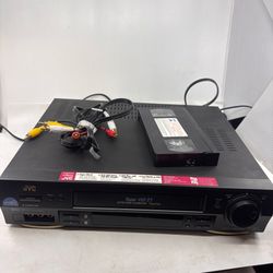JVC HR-S3600U Super VCR Recorder VHS Tape Player S  VIDEO No Remote Mint WORKS