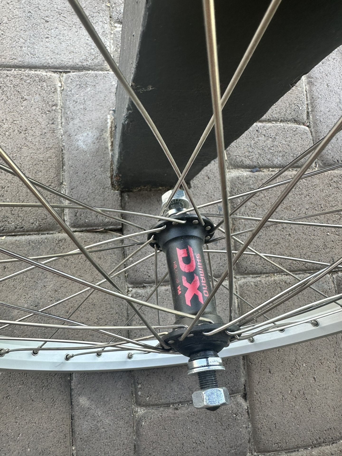 Shimano DX Hub Sun Rhyno Lite 36 Hole Front BMX Wheel NOS