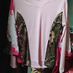 Polaris Long sleeve Female & Camo Pink Lngslve