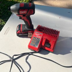 Milwaukee Power Drill And Charger 