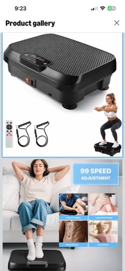 Brand New!Vibration Plate Exercise Machine for Whole Body Workout Vibration Fitness Platform,Mini Shake Plate,Sport Gym Fitness Equipment