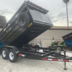 Dump Trailer HD 8x14x4 14000lb $12500 Cash