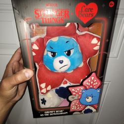 Stranger Things x Care Bears Grumpy Bear as the DEMOGORGON 12" PLUSH Ships Now!