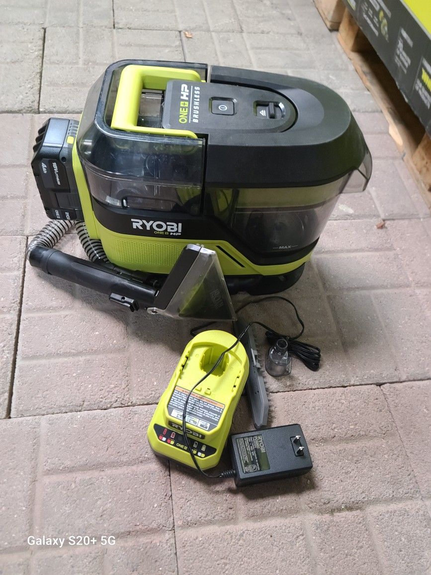 Ryobi 18v Brushless Cordless Swiftclean Mid-size Spot Cleaner