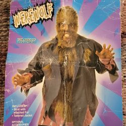 Halloween Costume Mens Male Werewolf For Adults Fits Up To Chest Size 42 Male Mens
