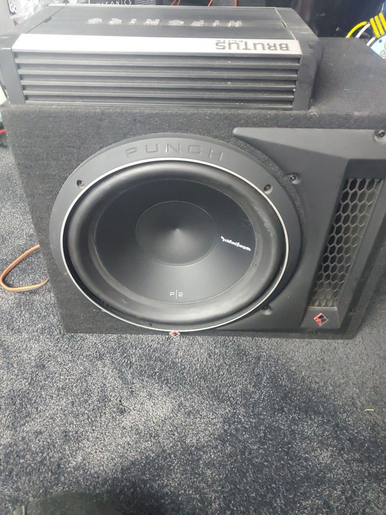 Subwoofer And Amplifier