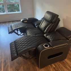 Brand New $1200 Reclining Couch w/ USB + Wireless Charging - $950