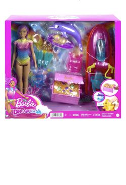 Barbie Brunette Doll with Jet Ski