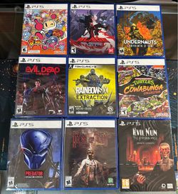 PS5 BRAND NEW GAME LOT DEAL $150 FIRM