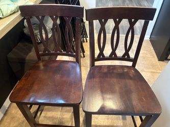Brown chairs 4 total