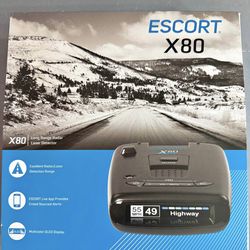 Escort X80 Radar Detection
