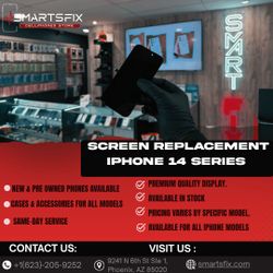 iPhone 14 Pro Screen Replacement | OLED Display | Premium, Aftermarket & Original