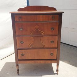 Antique Dresser On Wheels 
