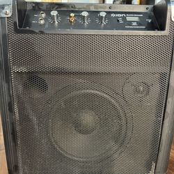 ION Block Rocker Portable Sound  System, Ipod Dock, Mic, FM, AM.