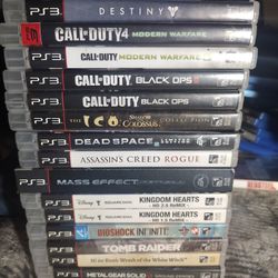 PS3 Games 3$ Per Game 50$ For All