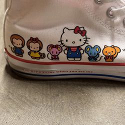 Hello Kitty Converse High Top Size 9