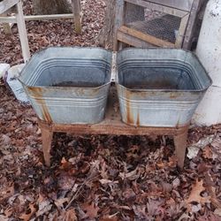 Wash Tubs With Stand