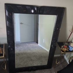 Large Antique Wood Mirrors