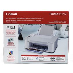 NEW Canon PIXMA TS3722 Wireless All-In-One Printer Print Scan Copy Home Office