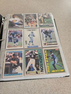 Baseball,Football,And Basketball Cards