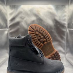 Navy blue timberland boots