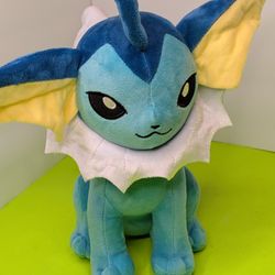 Pokemon Vaporeon Plush Stuffed Animal Doll 12"  3rd Round w/o Tag