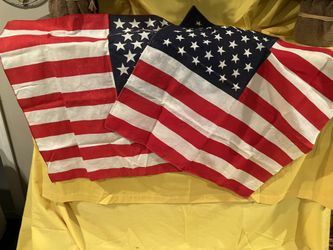 Two American flag bandannas