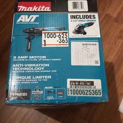 sds-plus AVT rotary hammer and 4-1|2 angle grinder 