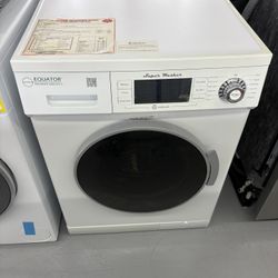 Equator 1.6 cu.ft./15 lbs White 110V Front load Washer 15 programs + Pet Cycle