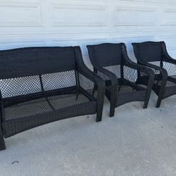 Free Used Outdoor Patio Love Seat & 2 Chairs