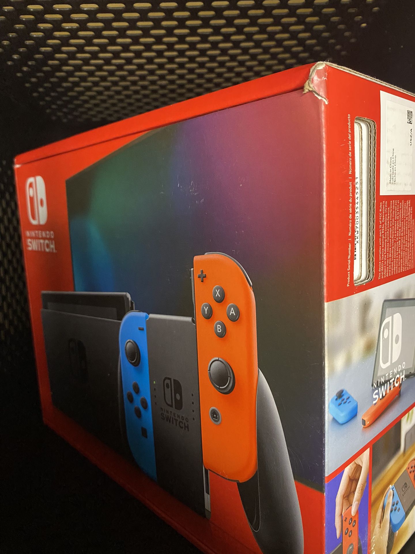 *EMPTY* Nintendo Switch Console System Box Only with Cardboard