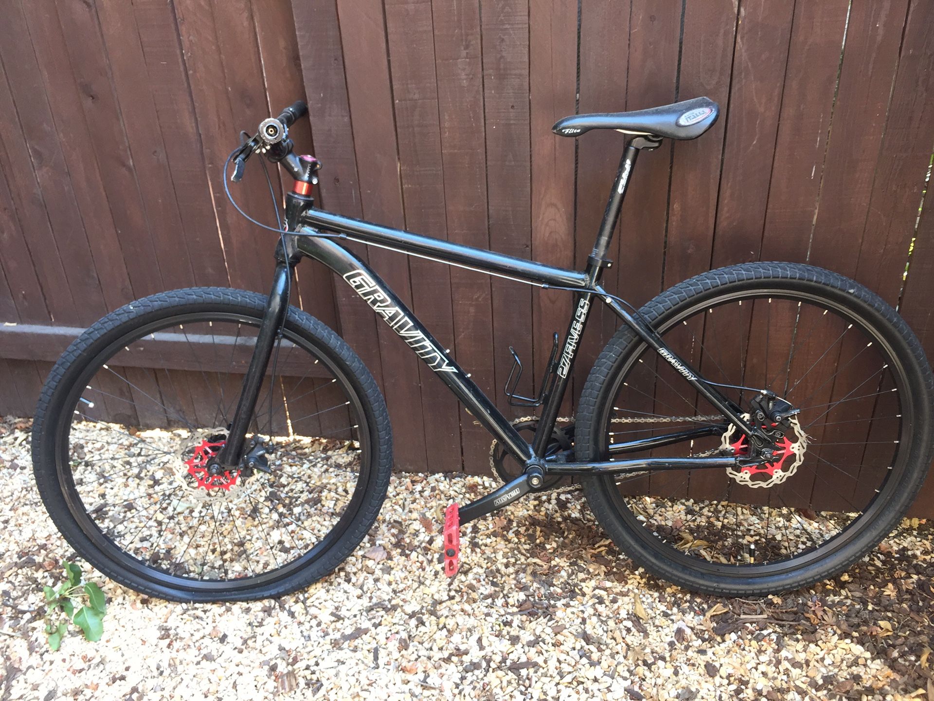 Gravity 27.5 Single Speed Bike Disc Brakes Wheelie Ripper for Sale in Elk Grove, CA OfferUp