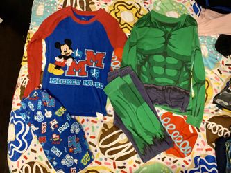 Boys long sleeve pjs size 10