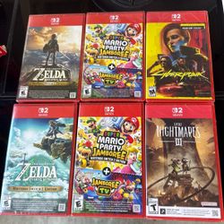 Nintendo Switch 2.. Brand New Games.. $70