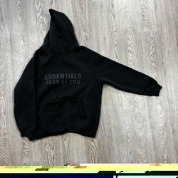 Essentials Fear Of God Dark Green Hoodie