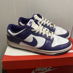 Nike Dunk Low Retro Court Purple Size 11