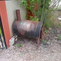 Old Shop Barrel Stove