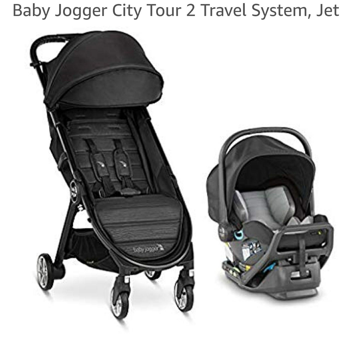 Baby Jogger City Tour 2 Travel System,  Jet