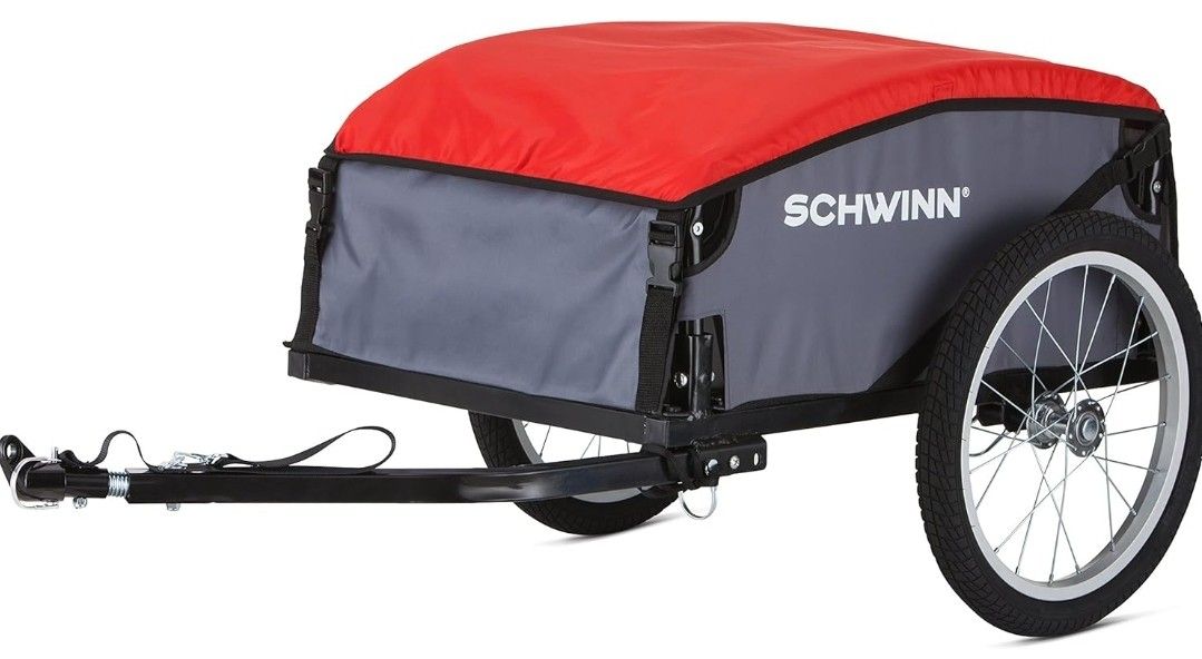 New
Schwinn Day Tripper and Porter Cargo Bike Trailer, Tow Behind, Not For Kids or Anima